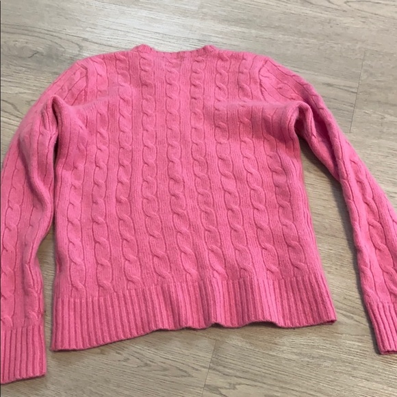 Polo Ralph Lauren Pink Cashmere Sweater girls size 12 - Picture 7 of 12